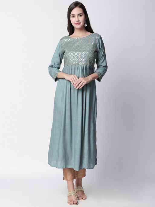seafoam blue dress Ethnicity Gathered Diamond detailed Embroidered Long Tunic Everyone will be looking Pant Party Tight Short Black Size:ONE FREE SIZE:  FITS MOST S-XL