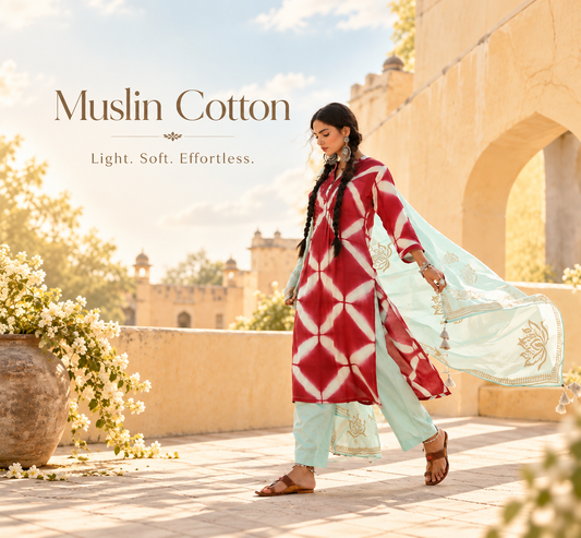 Muslin Cotton: Light, Breezy and Surprisingly Stylish