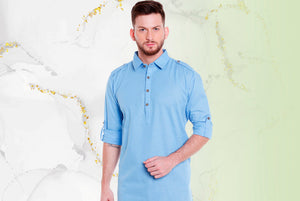 Pathani Rollup Sleeve Tunic