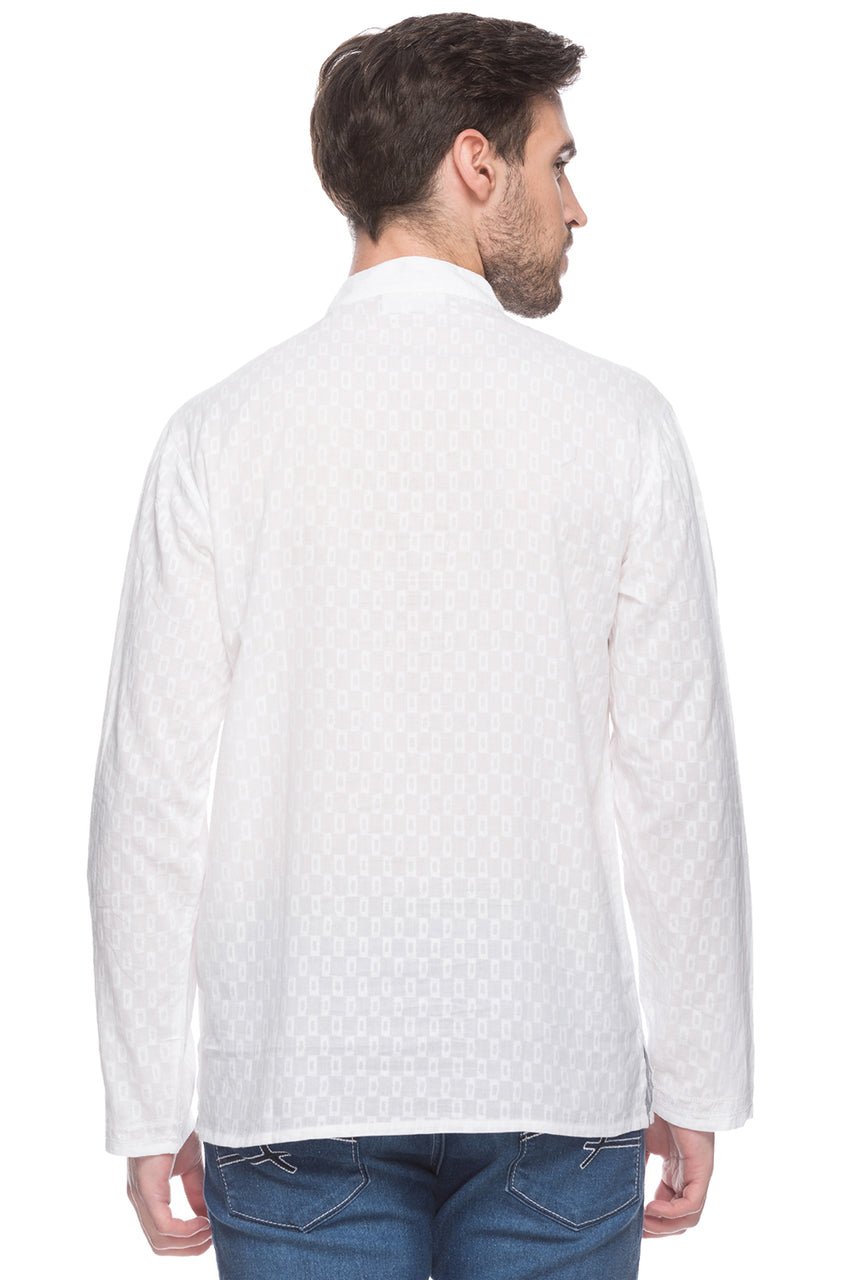 Short kurta tunic with embroidery | Shatranj