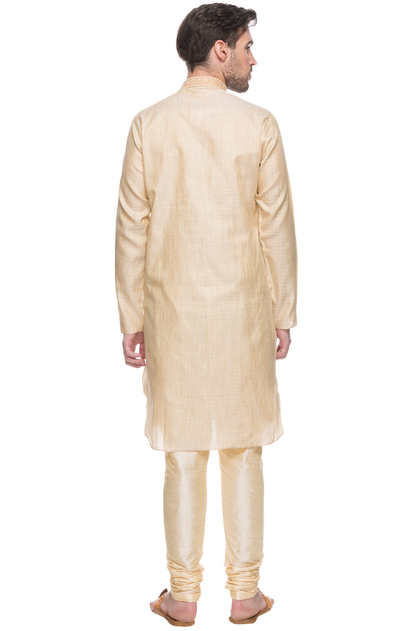 Kurta Tunic Pajama Set With Embroidery | Shatranj