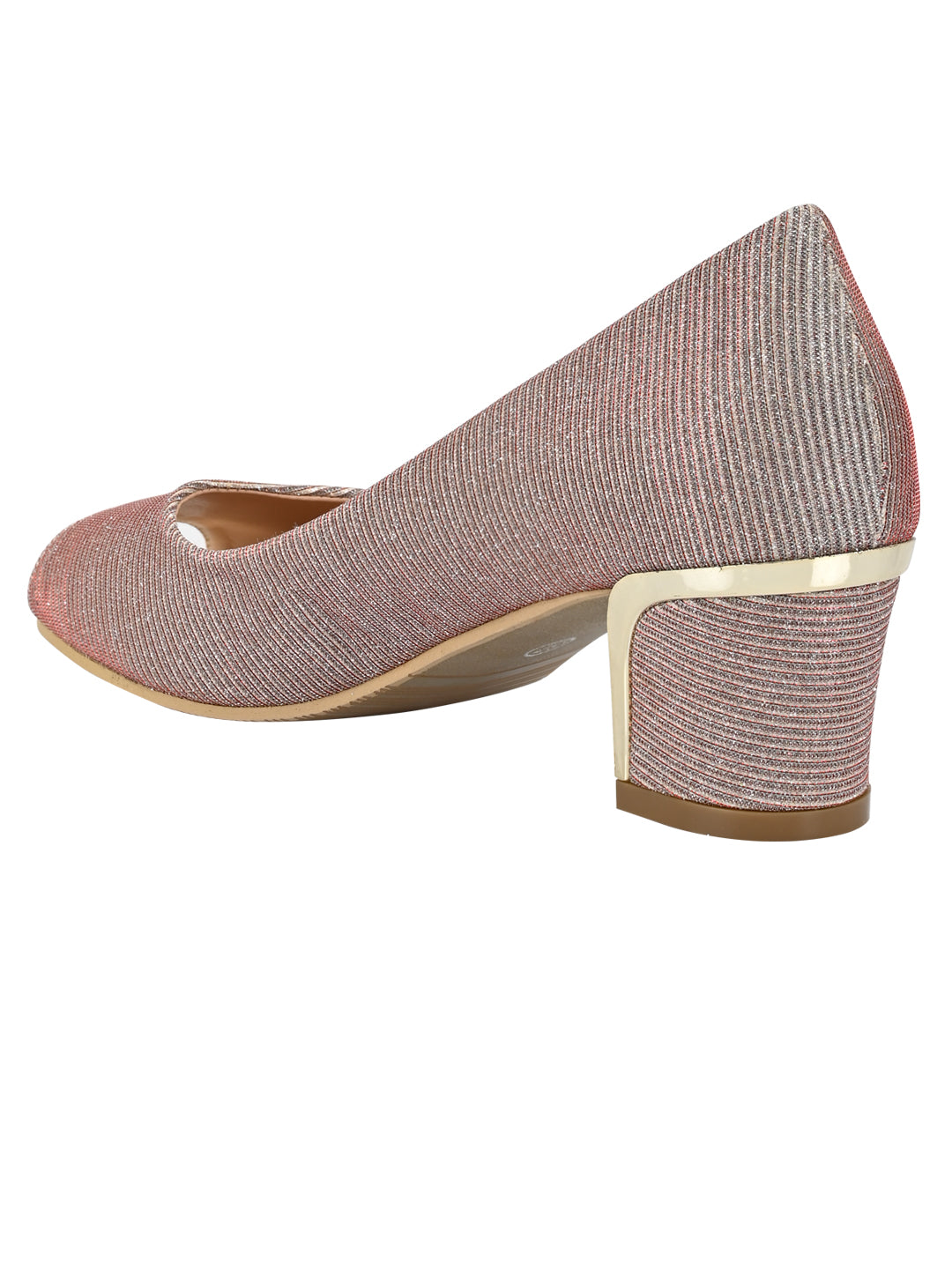 Jove Women's Peep Toe Pumps Pink