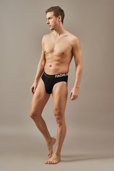 Men's Essentials - Classic Premium Modal Briefs - Midnight Black