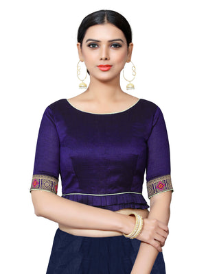 In-Sattva Women's Silk Lace Pearl Halter Neck; Mullberry Lavender