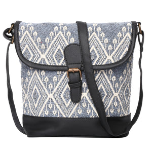 Women's Crossbody Cedar Gray Boho Textured Bag
