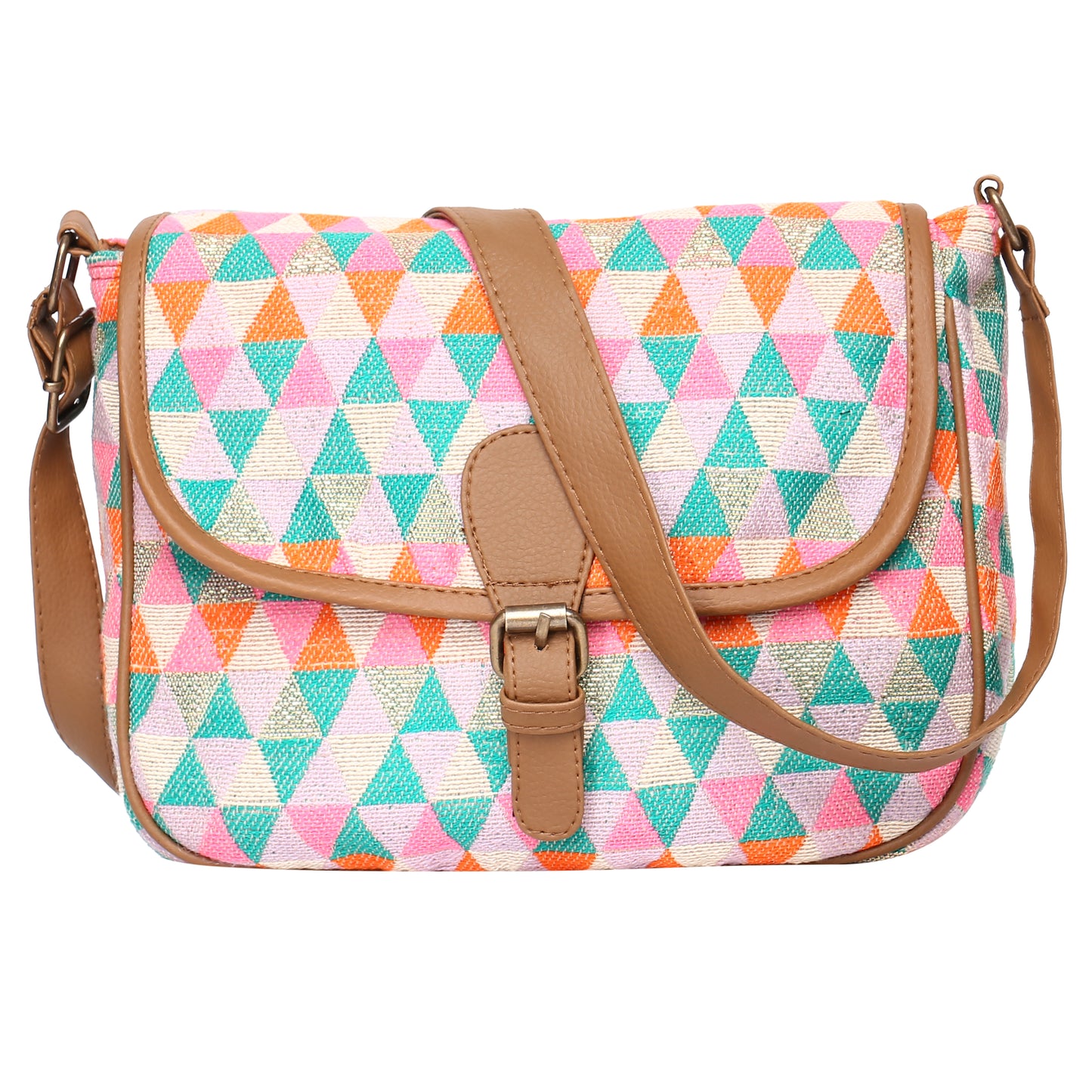 Bohemian Aztec Print Handbag | Front 