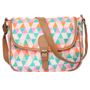 Bohemian Aztec Print Handbag | Front 