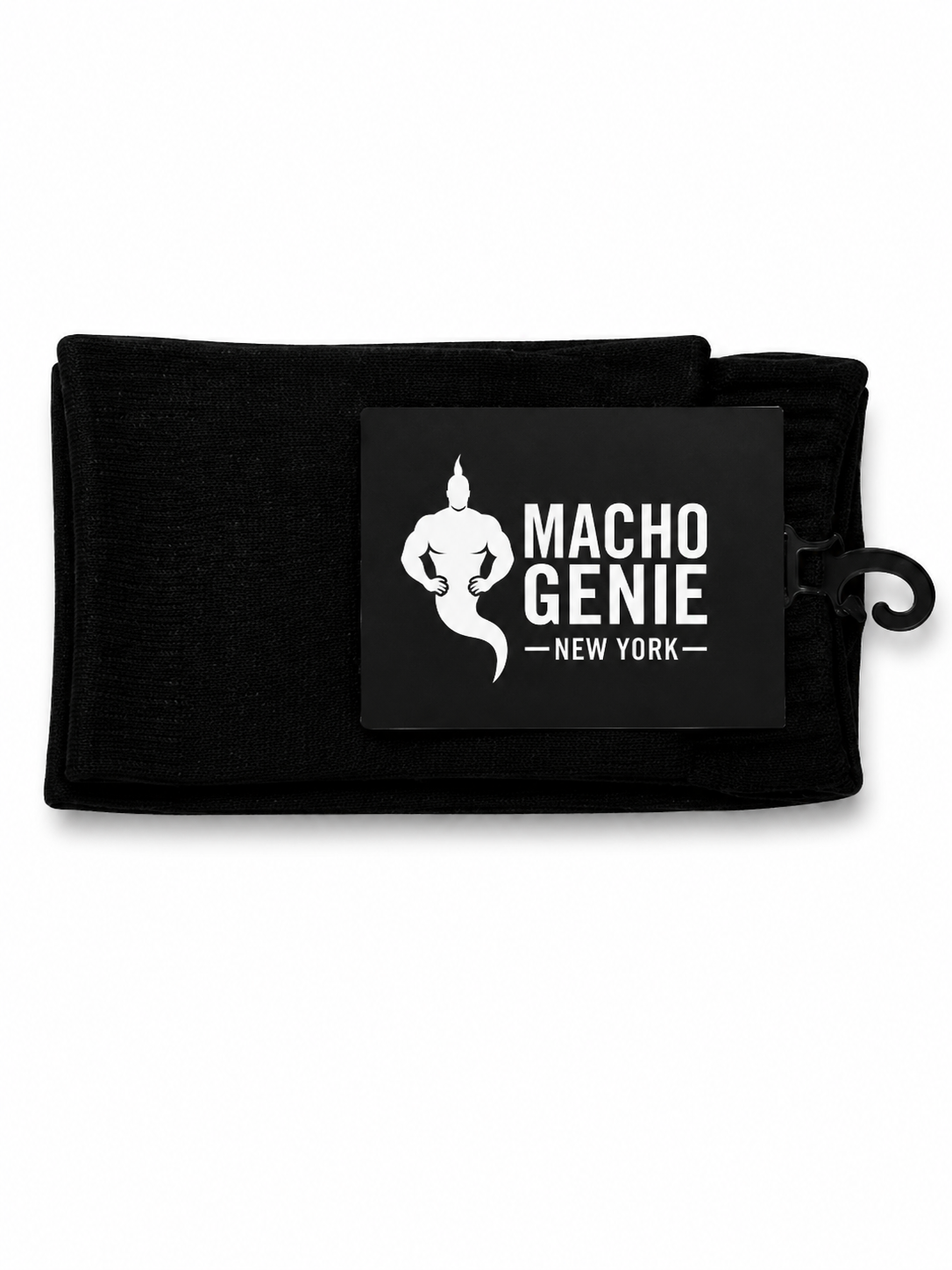 Macho Genie Men’s Black Ankle Length Socks