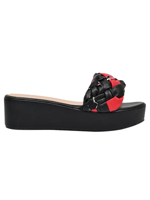 Jove Women's Platform Wedge Black