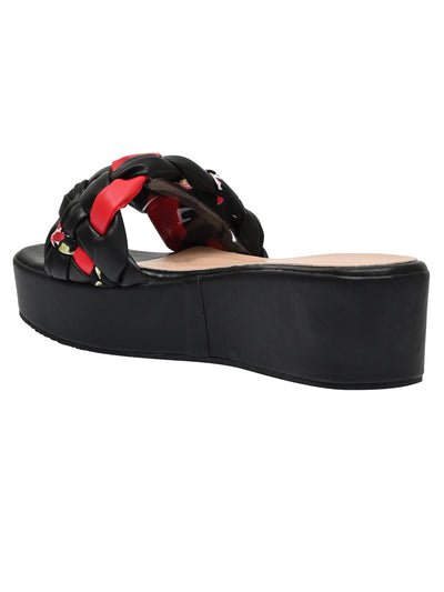 Jove Women's Platform Wedge Black