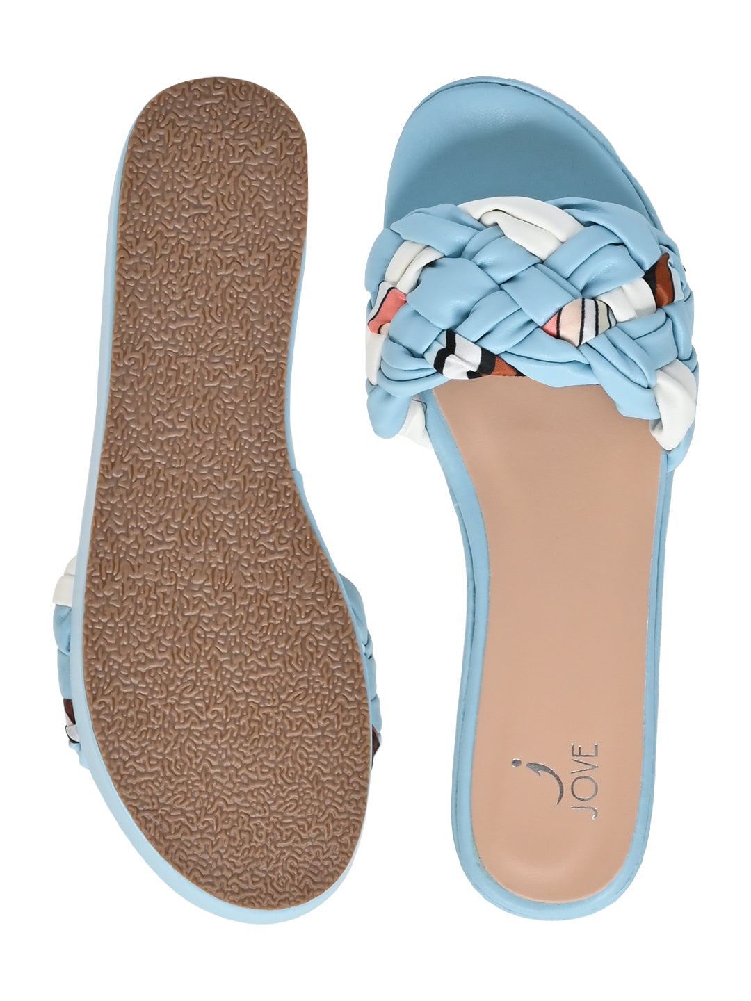 Jove Women's Platform Wedge Blue