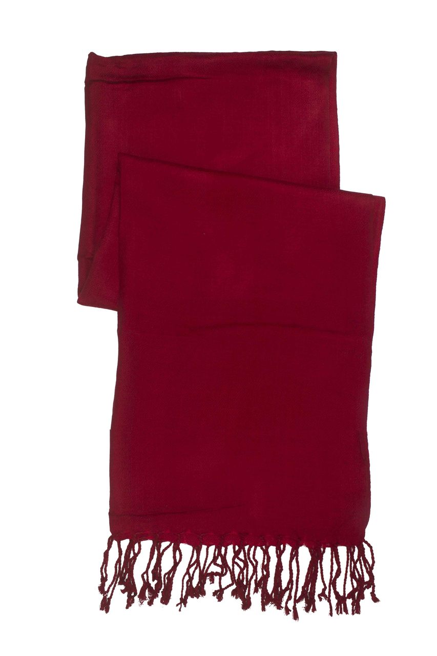 In-Sattva Colors - Elegant Petite Diamond Print Scarf Stole, Cerise