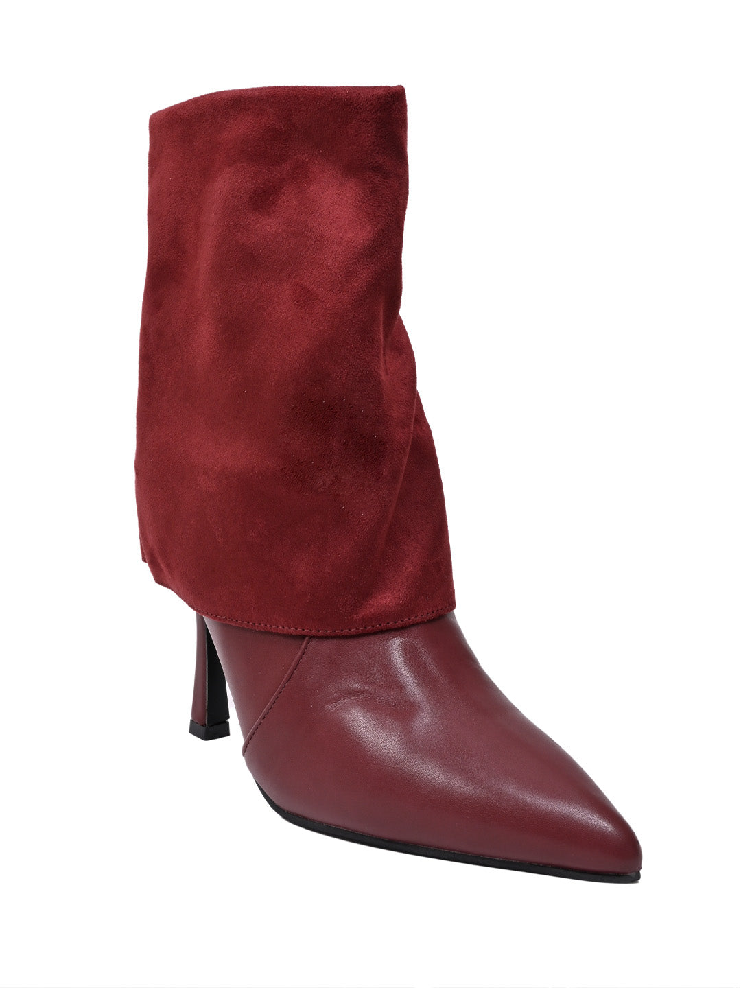 Jove Women's Burgandy Stilletto boots