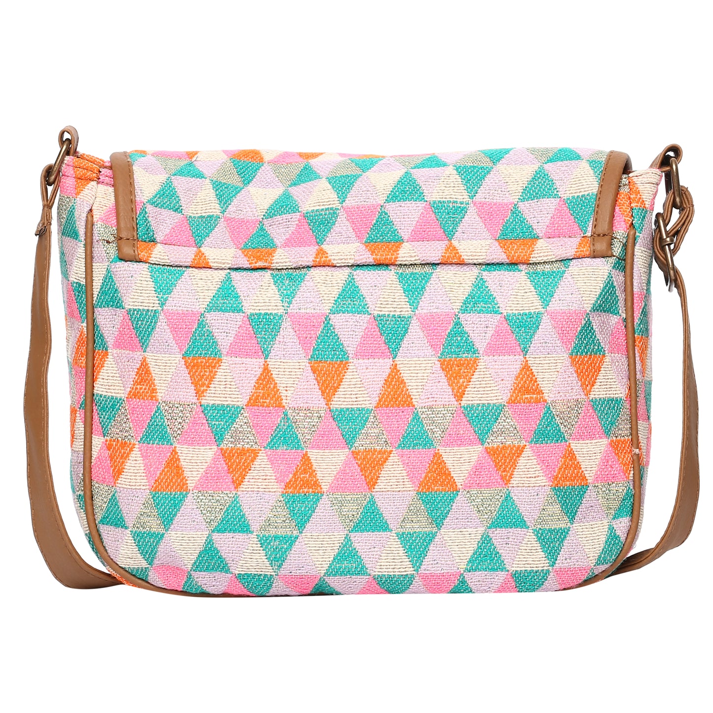 Bohemian Aztec Print Handbag | Back