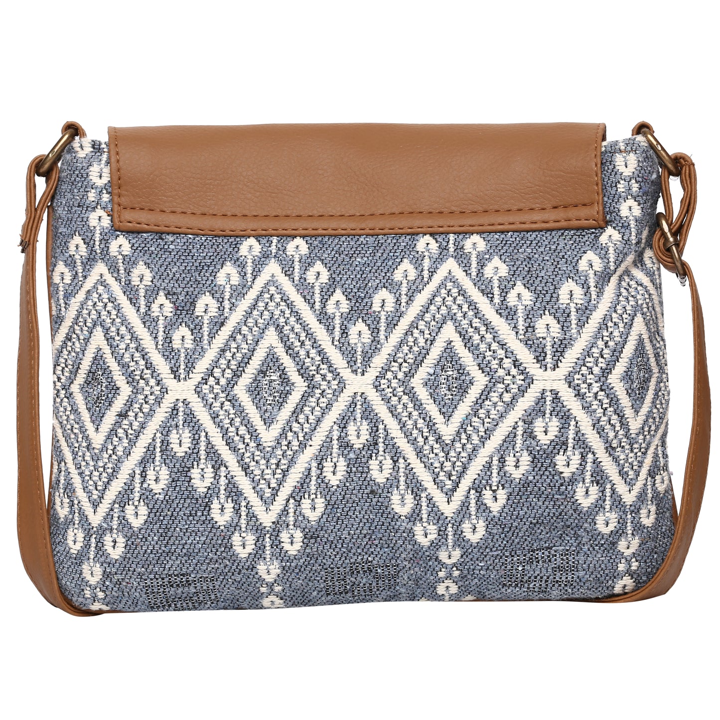 Women's Crossbody Cedar Gray Boho Print w/Tassel
