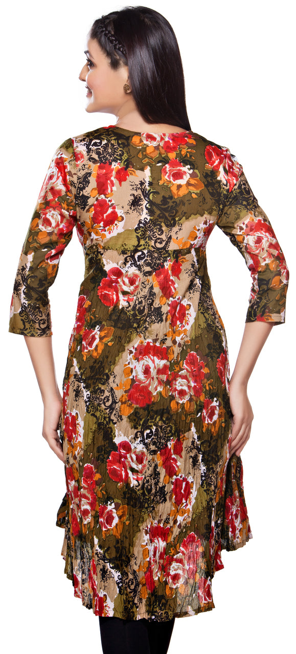 Rangmanch Women's Kurta Tunic - Crushed Flare ÌÎÌ_Ì´åÇÌÎÌ__ÌÎÌ_ÌÎ_ÌÎÌ_Ì´åÌÎÌ_ÌÎ_ÌÎÌ_Ì´å« Back