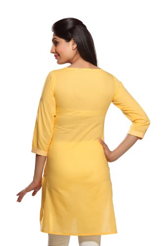 Yellow Kurta Back
