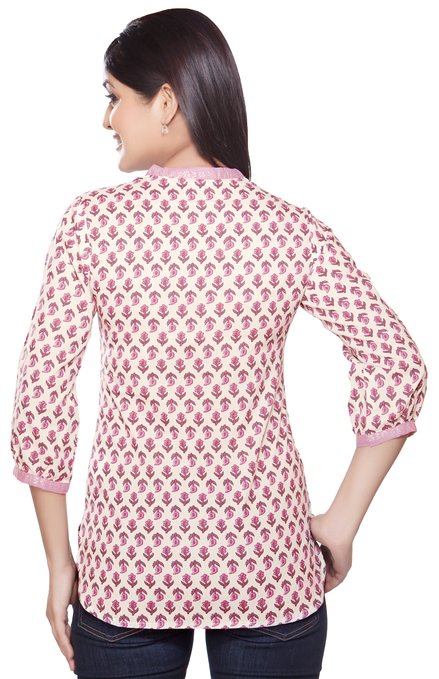 Akkriti Womens Indian Ethnic Pintucked Kurta Tunic Printed ÌÎÌ_Ì´åÇÌÎÌ__ÌÎÌ_ÌÎ_ÌÎÌ_Ì´åÌÎÌ_ÌÎ_ÌÎÌ_Ì´å« Back