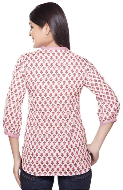 Akkriti Womens Indian Ethnic Pintucked Kurta Tunic Printed ÌÎÌ_Ì´åÇÌÎÌ__ÌÎÌ_ÌÎ_ÌÎÌ_Ì´åÌÎÌ_ÌÎ_ÌÎÌ_Ì´å« Back