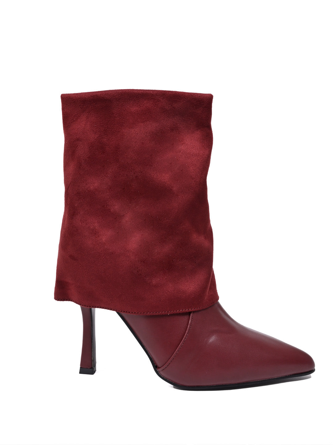 Jove Women's Burgandy Stilletto boots