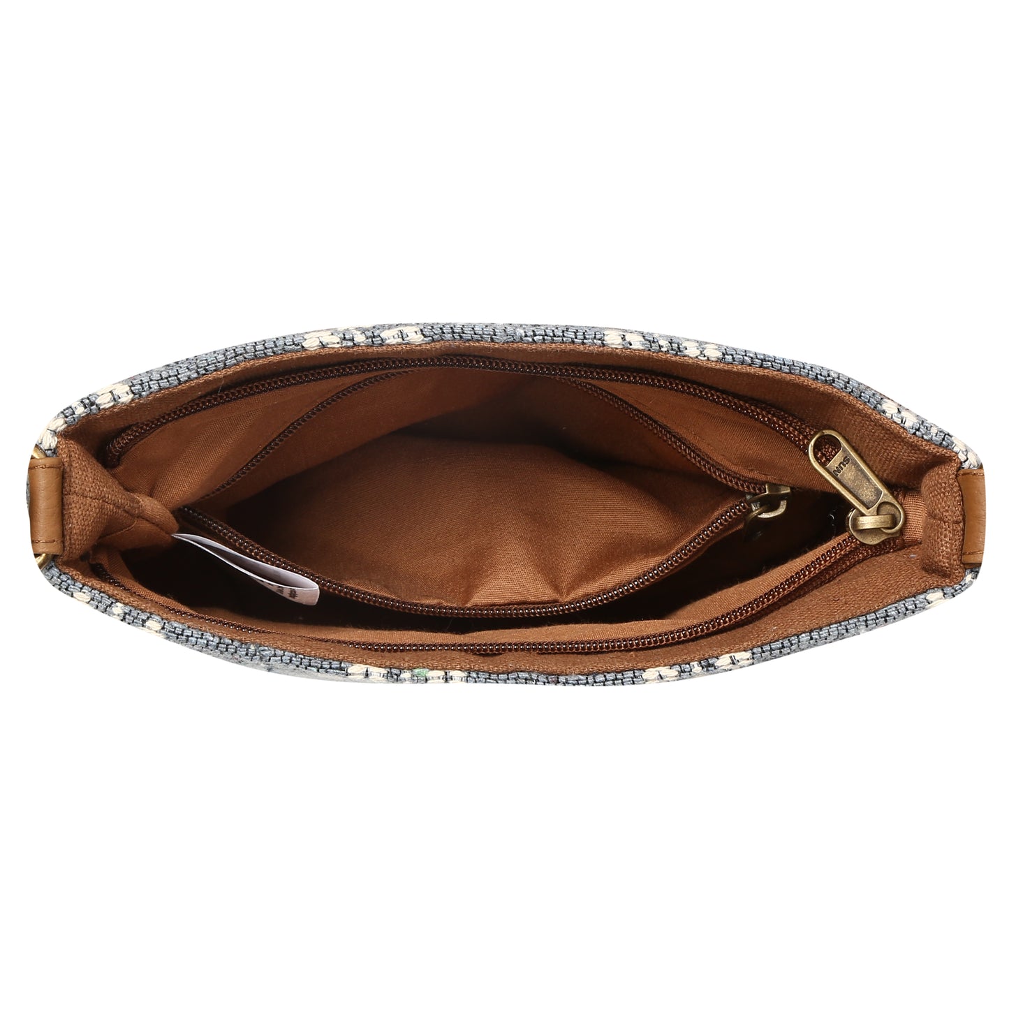 Women's Crossbody Cedar Gray Boho Print w/Tassel