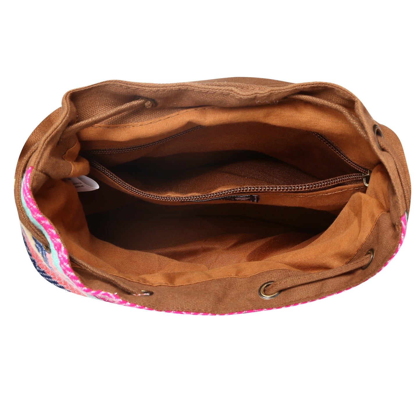 Women's Crossbody Multicolor Striped with Vegan Leather Bag