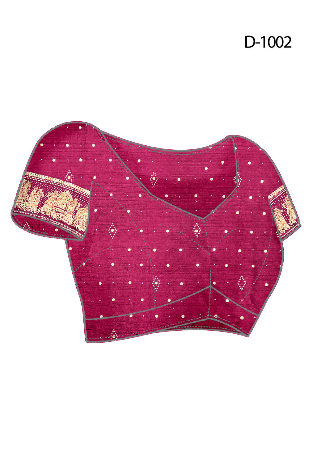 In-Sattva Women's Heritage Handloom Deluxe Tussar Silk Saree; Deep Pink