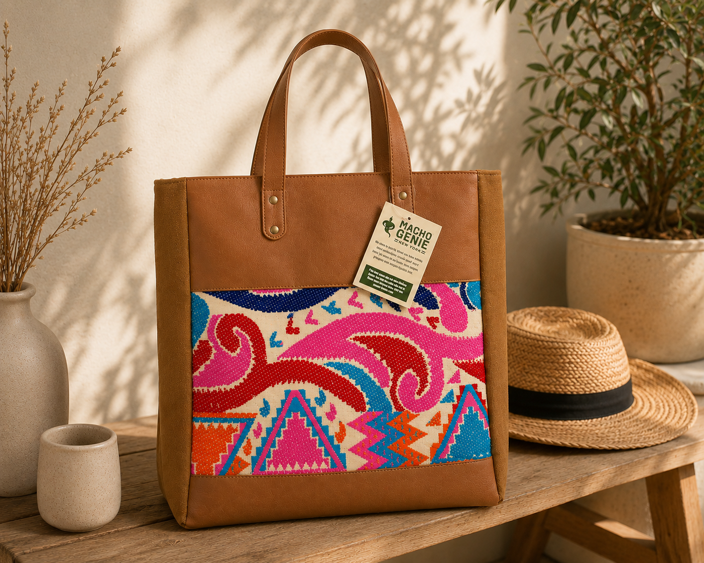 Macho Genie TribalWeave Utility Tote Bag