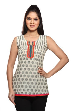 Sleeveless Kurta Tunic Front