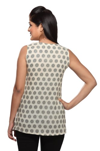 Sleeveless Kurta Tunic Back