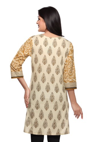 Women's Indian Mix N Match Kurta Beige