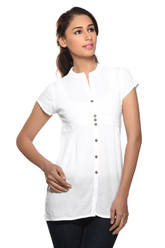 White Kurti Front