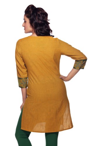 Women's Indian MixNMatch Kurta Yellow