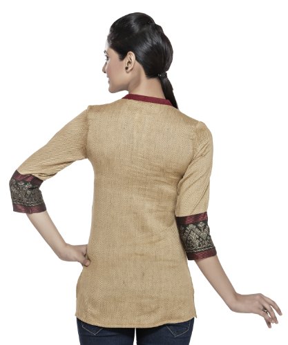 Womens Indian Ethnic V-neck Casual Kurta Tunic