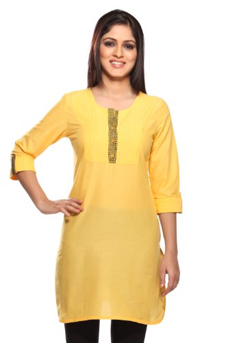 Yellow Kurta Tunic Front