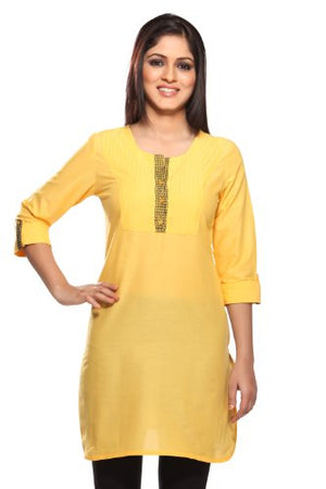 Yellow Kurta Tunic Front