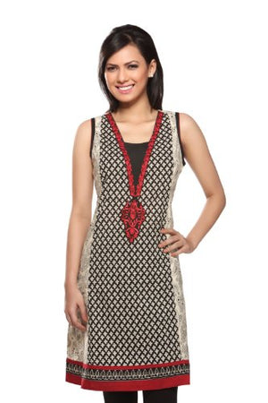 Women's Indian Mix N Match Kurta Tunic Black