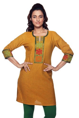 Women's Indian MixNMatch Kurta Yellow