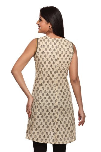 æWomen's Indian Mix N Match Kurta Beige