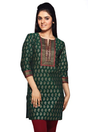 Women's Indian MixNMatch Kurta-Green