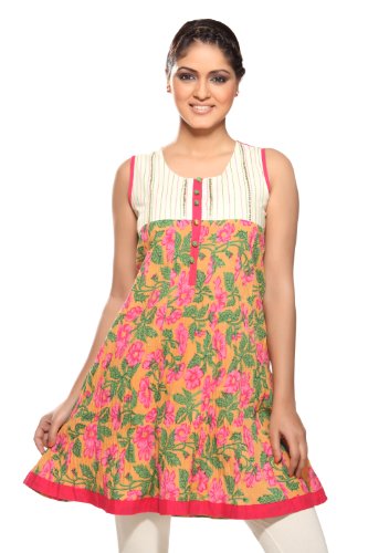 Printed Floral Kurta Tunic Front