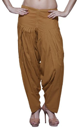 Womens Indian Ethnic Patiala Harem Ochre