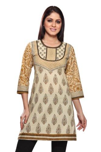Women's Indian Mix N Match Kurta Beige