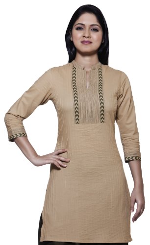 Beige Kurta Tunic Front