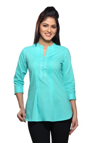Pintucked Kurta Tunic Front