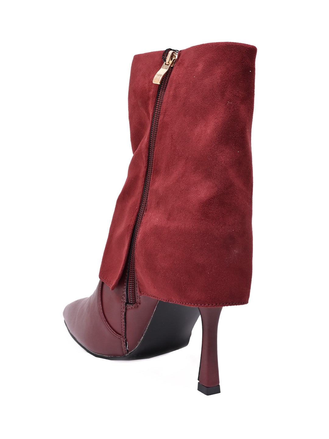 Jove Women's Burgandy Stilletto boots