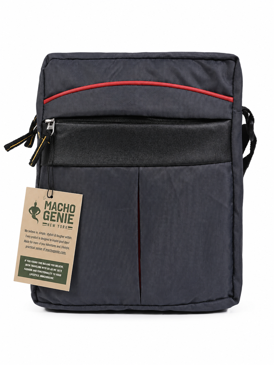 Macho Genie UrbanEdge Crossbody Messenger Bag