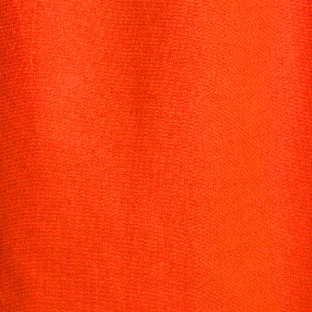 MOHR Women's Dark Orange Sleeveless Dress with Pleated Neckline åäÌÝÌÕ Detail