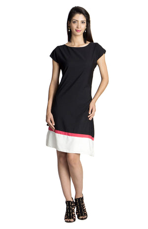 MOHR Women's Dress with Color Blocking åäÌÝÌÕ Front