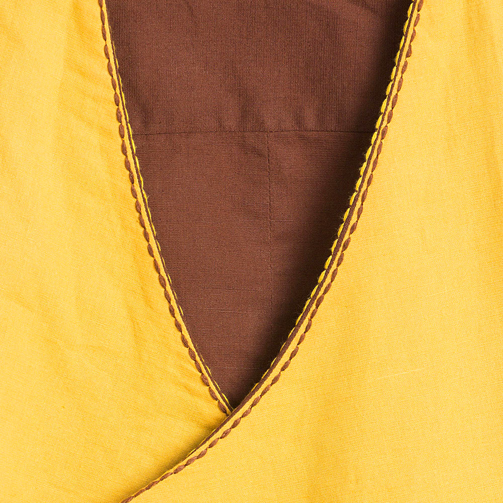 MOHR Women's Dark Yellow Reversible Vest åäÌÝÌÕ Detail